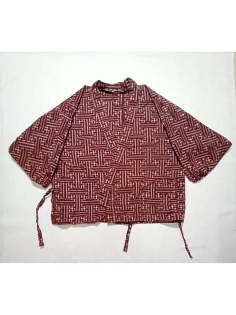 Other Designers Vintage - Vintage Kimono Haseo Jinbei Haori Japanese Cardigan Happi