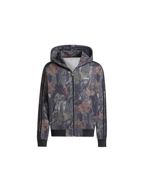 adidas adidas Camo Hooded Full-Zip Black