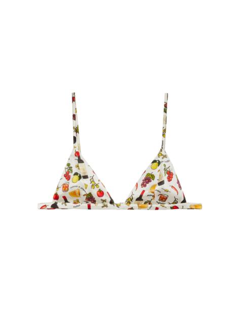 Fleur du Mal Luxe Triangle Bra