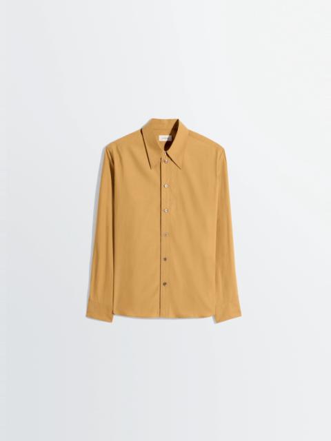 Lemaire POINTED COLLAR SHIRT IN WASHED COTTON SILK
