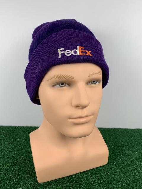 Other Designers Vintage - Vintage FedEx Beanie/Snowcap Hat