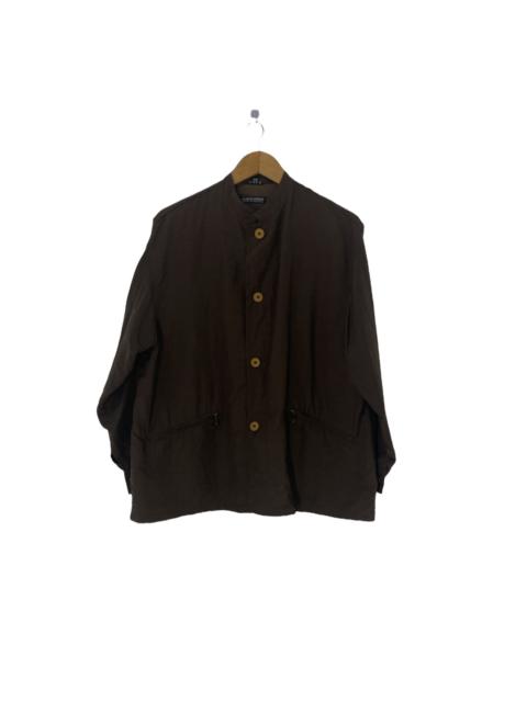 Other Designers Vintage - Giorgio Armani Borgonuovo 21 Nylon Jacket Mandarin Collar