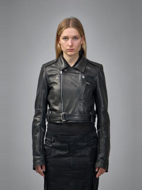 Rick Owens Cropped Leather Jacket Luke’s Stooges