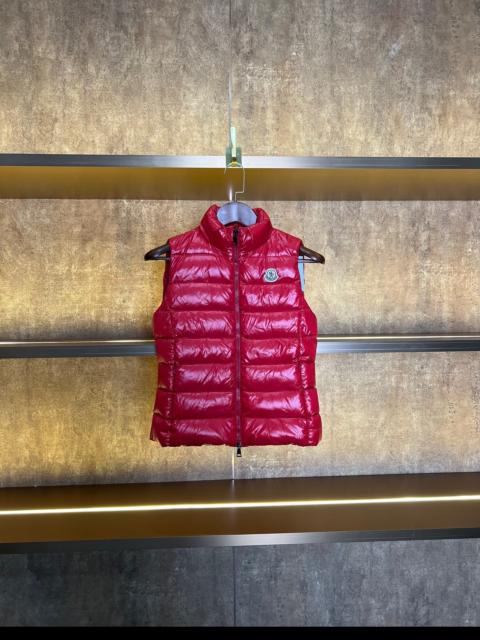 Moncler Moncler Cherry Red Quilted Vest