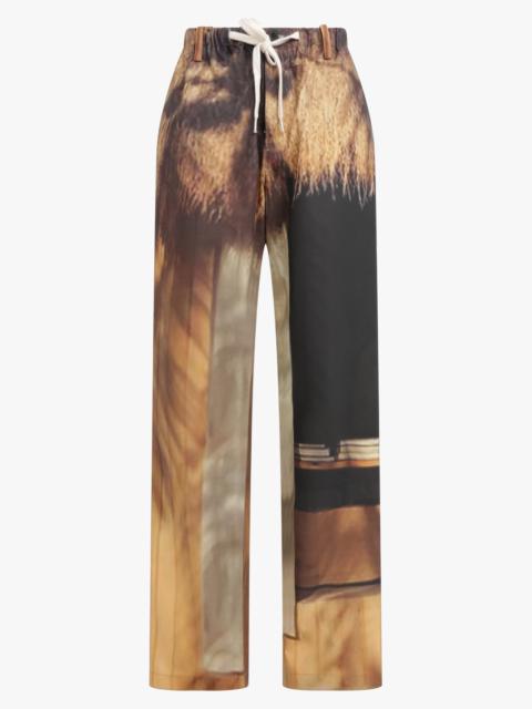 AFTER PRAY RELAXED PRINT COMFORT PANTS CABIN | BEIGE