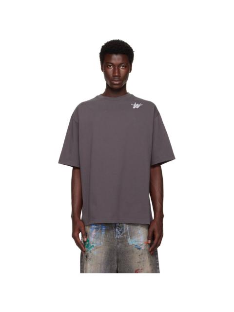 Gray 'WD' Logo T-shirt