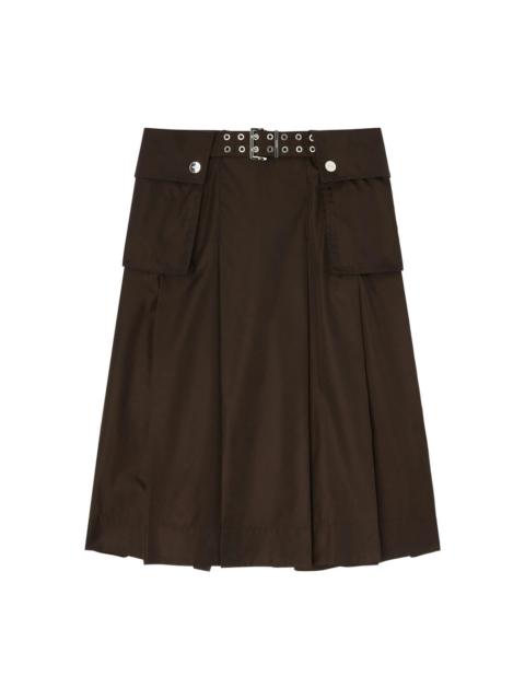 GANNI Ganni Brown Skirts - A-Line Skirts Women