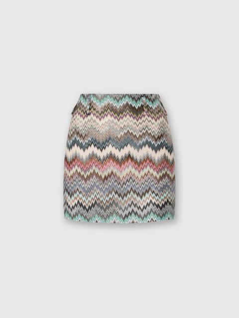 Missoni Mini Skirt with Snake Pattern