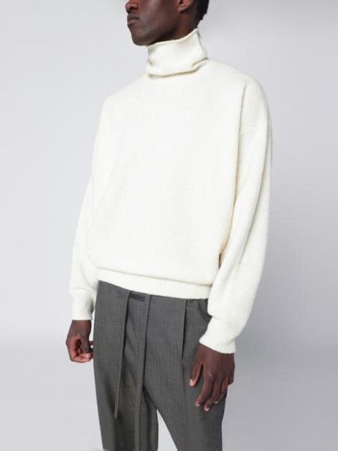 Fear of God White turtleneck sweater in wool
