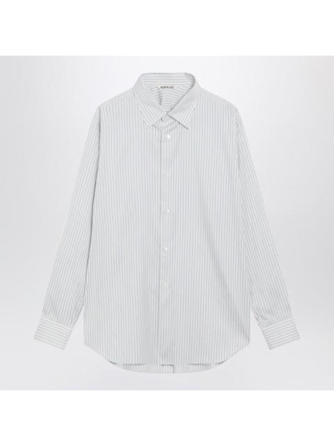 AURALEE Auralee White Striped Cotton And Silk Shirt Men