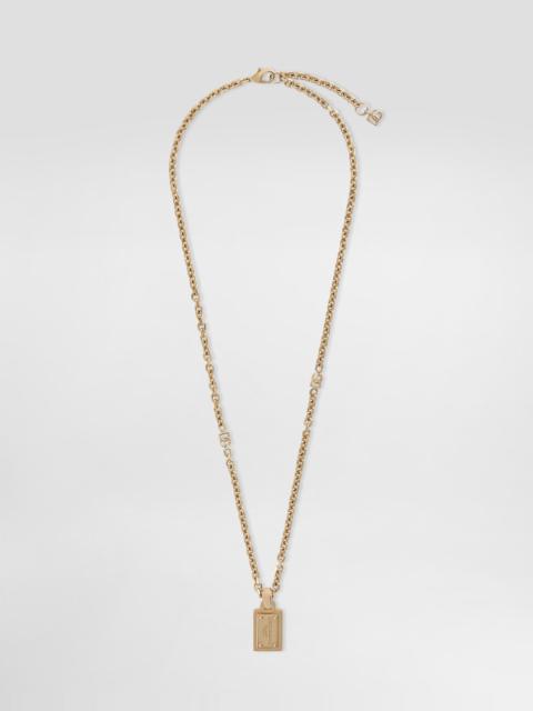 Dolce & Gabbana Necklace with Dolce&Gabbana logo plate