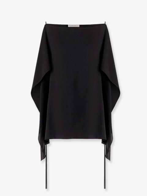 The Row The Row Koray Silk Top Black