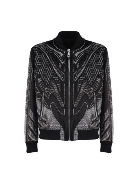 All-over Embroidered Jacket With Studs