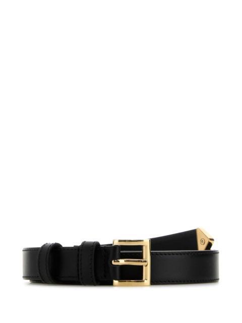 Prada Prada Women Black Leather Belt