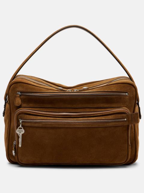 Acne Studios Camero Camera Large suede shoulder bag