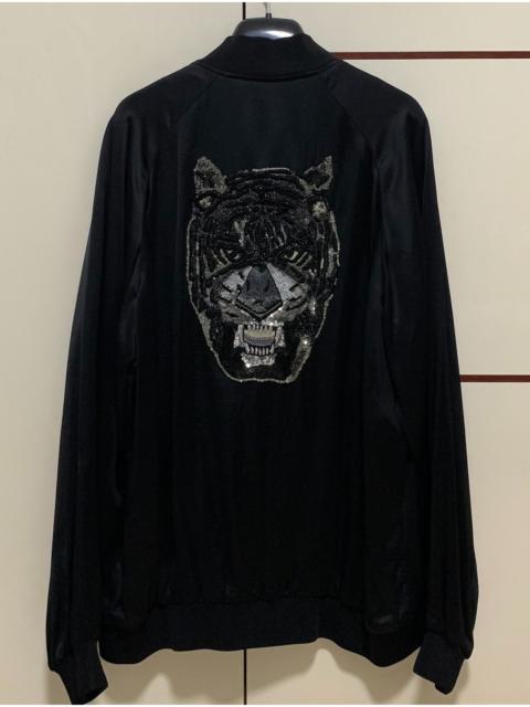 SAINT LAURENT Saint Laurent 16SS Black Sequined Embroidered Jacket