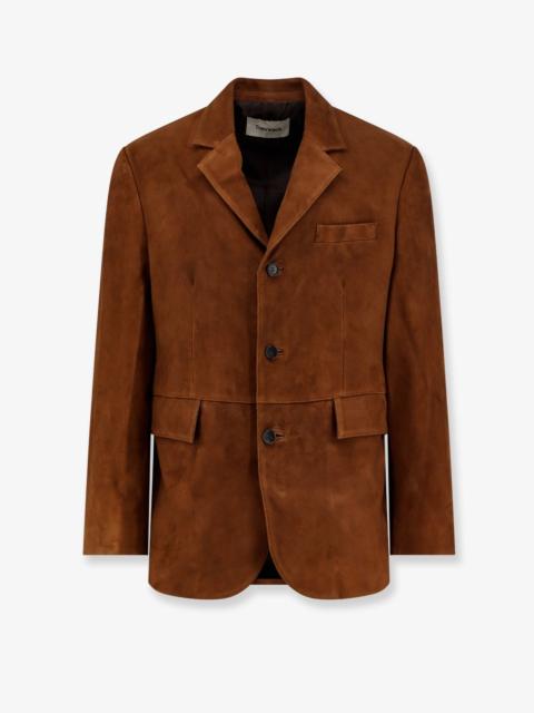 Tonywack Tonywack Tailored Suede Jacket Brown