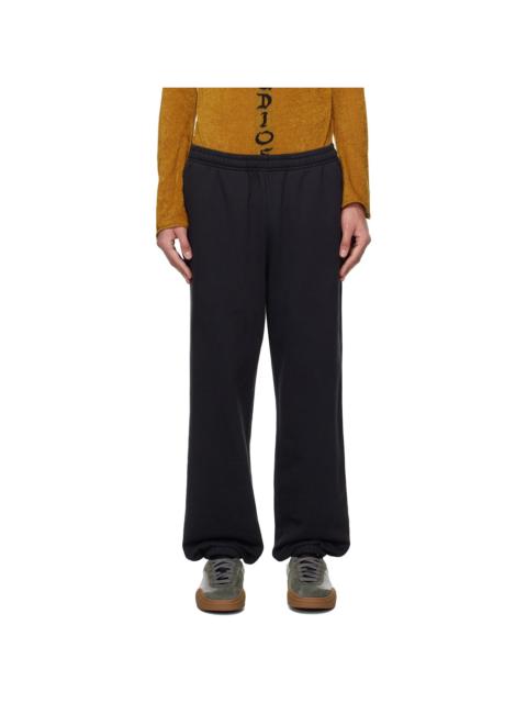 Acne Studios Black Organic Cotton Sweatpants