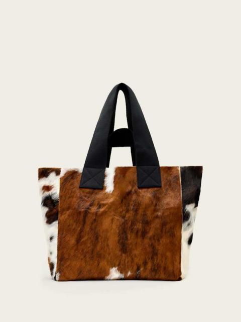 ALLSAINTS IZZY COW LEATHER TOTE BAG