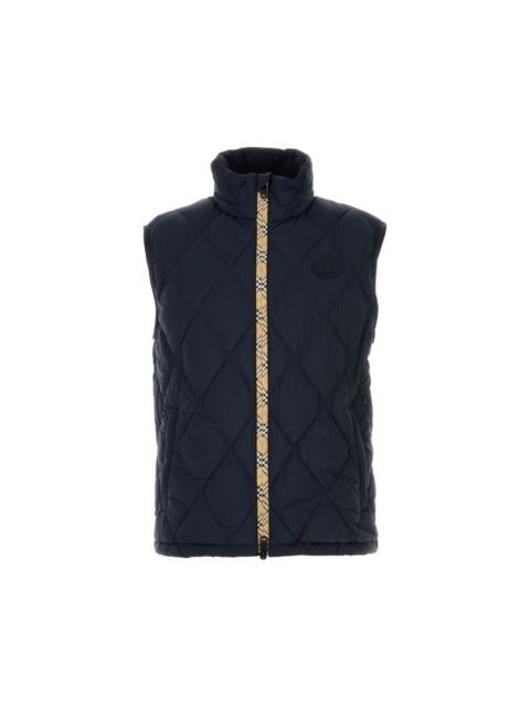 Burberry BURBERRY Dark Blue Nylon Vest New & Authentic (Men's size:M;