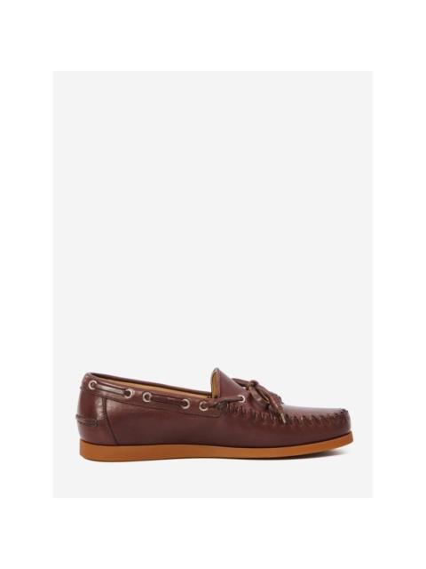 Valentino VALENTINO GARAVANI Palm Avenue Brown Leather Tassel Loafers