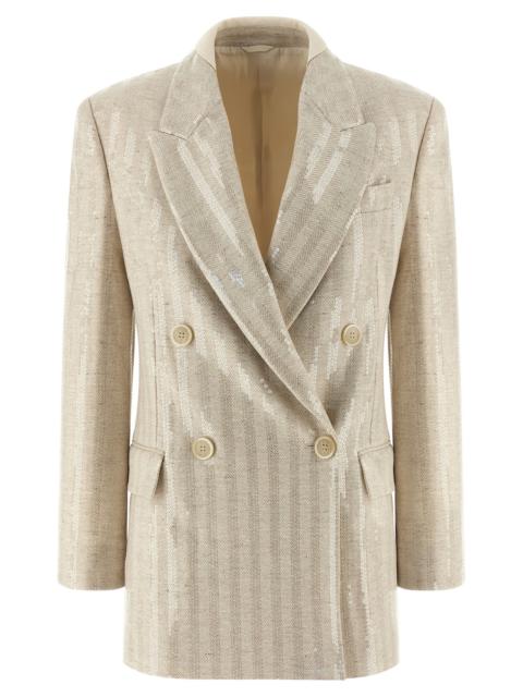 Brunello Cucinelli Brunello Cucinelli Women Sequin Blazer
