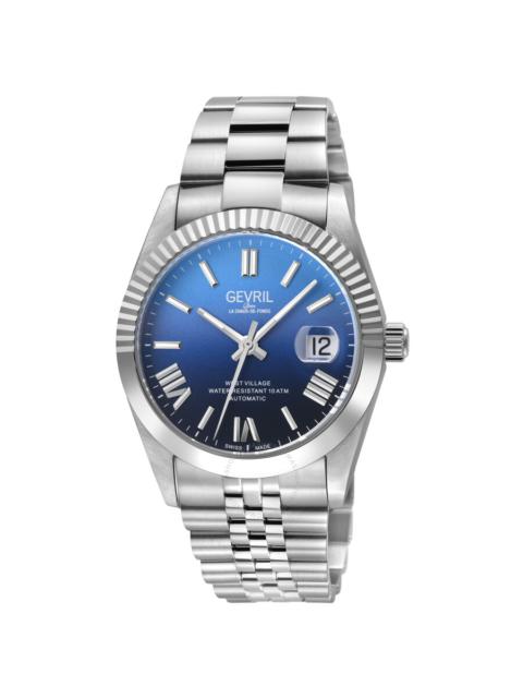 Other Designers Gevril West Village Fusion Elite Automatic Blue Dial Men's Watch 48963B