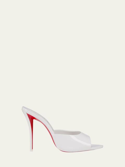 Christian Louboutin Miss Z Leather Red Sole Mule Sandals