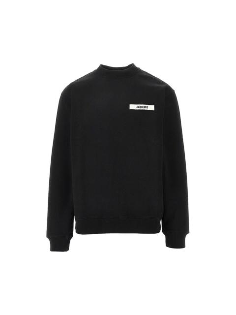 JACQUEMUS Jacquemus Gros Grain Crewneck Sweatshirt Black
