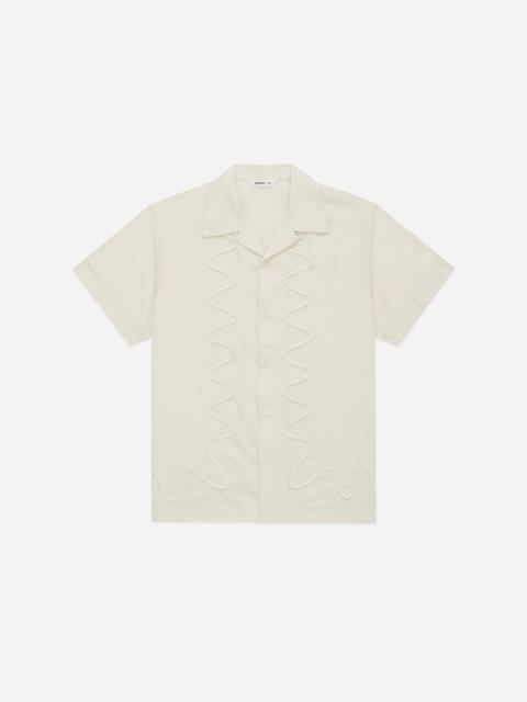3sixteen Vacation Shirt - Ecru Squiggle