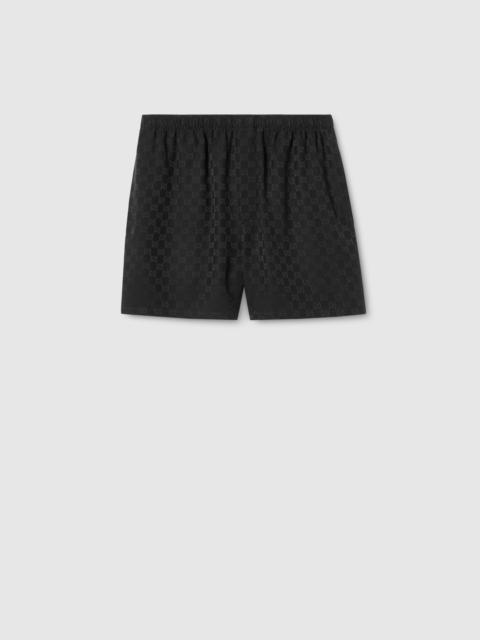 GUCCI GG silk jacquard swim shorts
