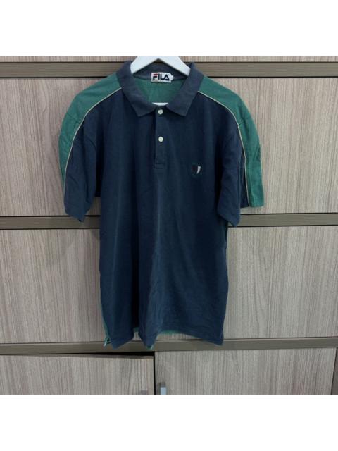 FILA Fila VINTAGE Polo Shirt Sz L