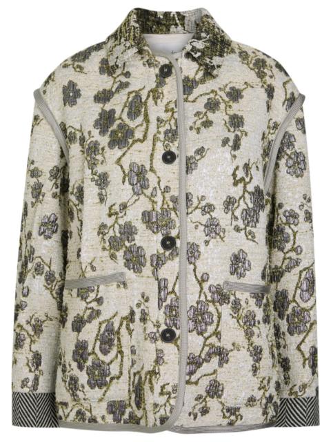 forte_forte Forte_forte Floral-jacquard Bouclé Jacket