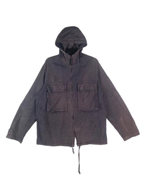 Other Designers Vintage - GO LIKE 0 2158 ripstop cargo pocket hooded zip up jacket