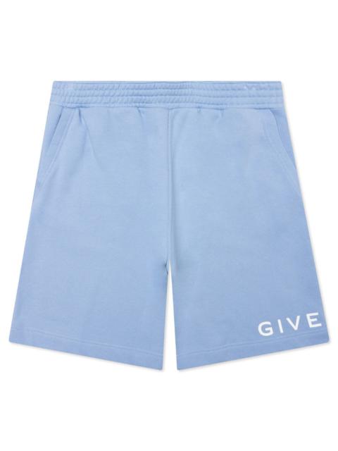 Givenchy ARCHETYPE BERMUDA SHORTS - LIGHT BLUE