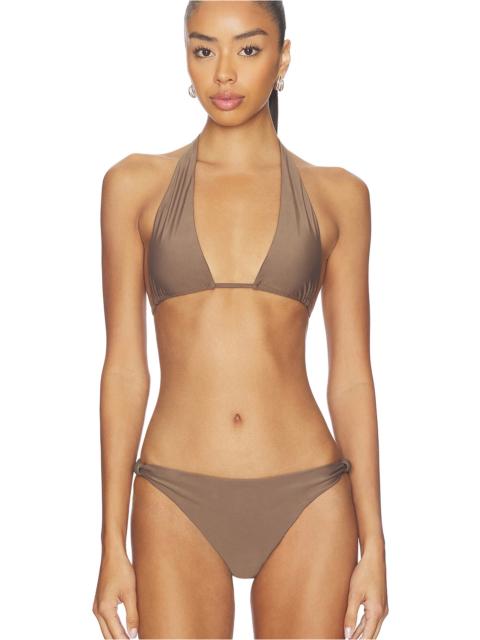 SIR. Amado Halter Triangle Bikini Top