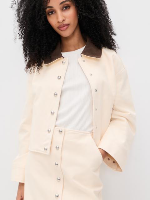 APPARIS Ella Canvas Cropped Jacket