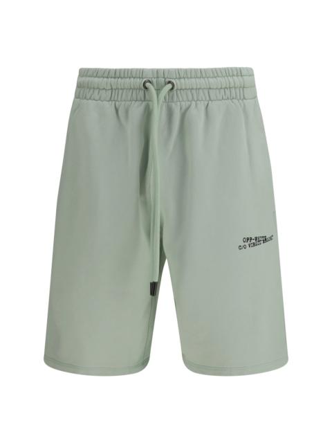 Off-White Off-White Men Type Machine Arrow Skate Sweat Shorts With Front Logo