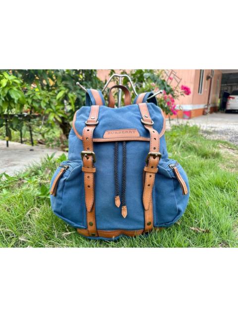 Burberry Authentic Burberry Rucksack Nyalon Blue Backpack