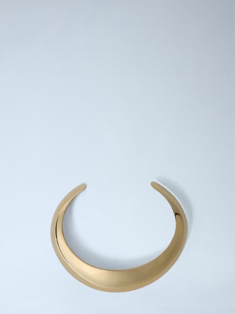 SAINT LAURENT Polished Metal Cuff Bracelet