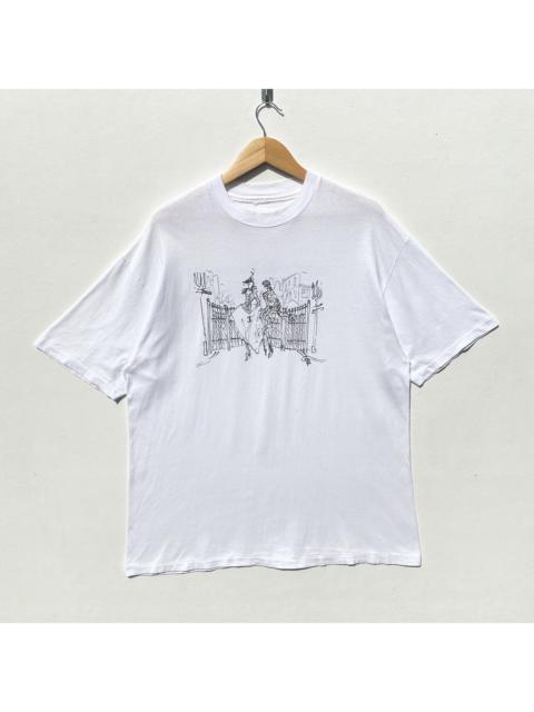 Other Designers 1996 Vintage Gladys Perint Palmer Maiden Lane Art Shirt