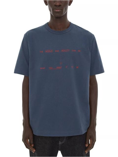 Helmut Lang Oversized Short Sleeve Graphic Tee