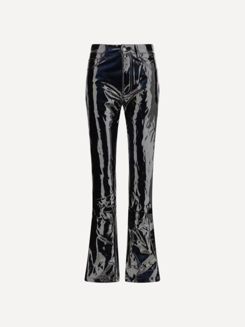FIORUCCI Straight Fit Vinyl Trousers