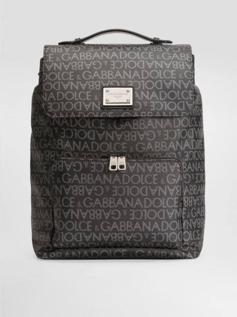 Dolce & Gabbana Coated jacquard backpack