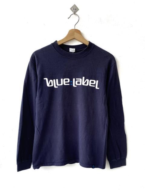 Other Designers Vintage - Vintage Blue Label Spellout Japanese Brand Longsleeve Tee