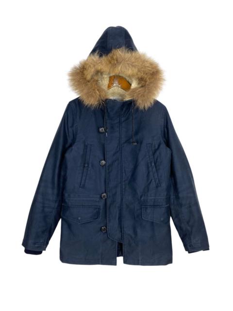 Other Designers Rare‼️ Studious Winter Parka Fur Hoodie Made in Japan