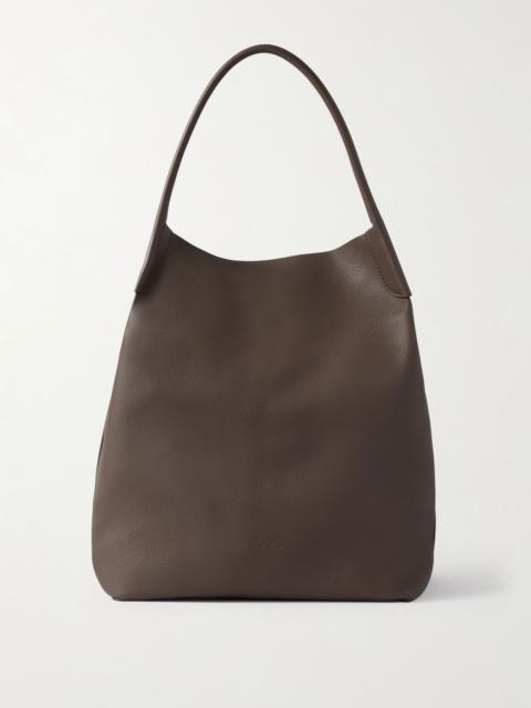Loro Piana Bale Extra-Large Full-Grain Leather Tote Bag Brown