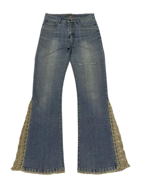 Archival Clothing - Vintage Flared Jeans Toco Toco Crochet Bootcut Jeans