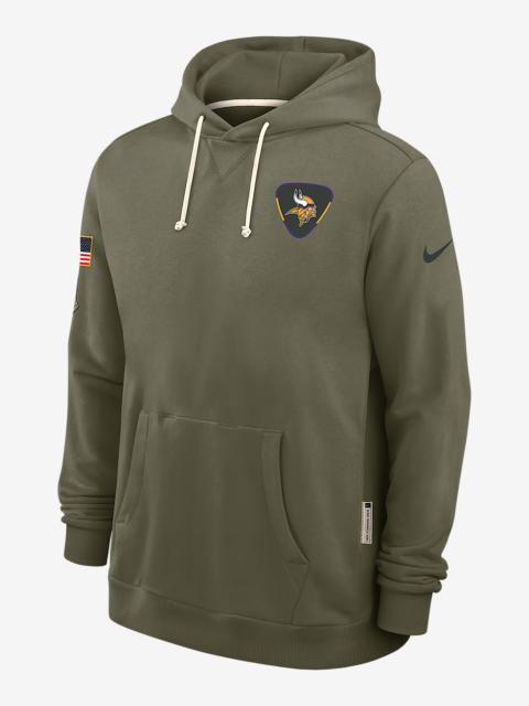 Nike Minnesota Vikings Salute to Service Sideline Dominant Force Men's Nike Dri-FIT NFL Pullover Hoodie