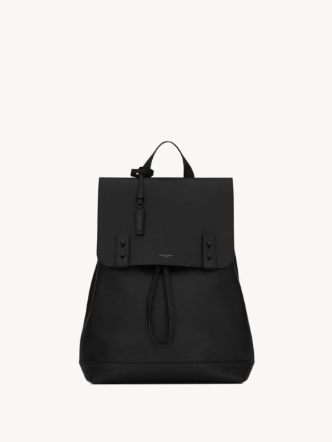 SAINT LAURENT SAC DE JOUR BACKPACK IN GRAINED LEATHER